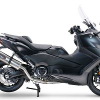 GPR escape compatível com  Yamaha T-Max 560 2020-2021, Dual Inox, Sistema homologado com catalisador linha completa, silencioso mais coletor 