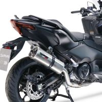 GPR escape compatível com  Yamaha T-Max 560 2020-2021, Dual Inox, Sistema homologado com catalisador linha completa, silencioso mais coletor 