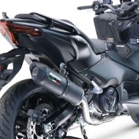Escape compatível com Yamaha T-Max 560 2022-2024, Furore Nero, Escape completo, não legal para países da UE, com db killer removível 