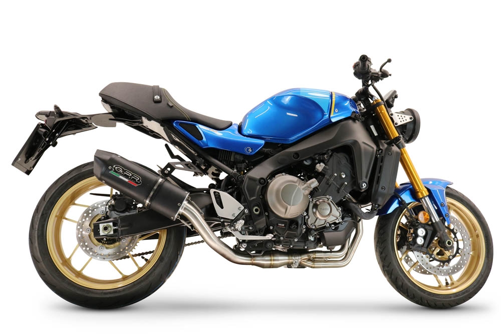 Escape compatível com Yamaha XSR900 2022-2024, Furore Evo4 Nero, Escape completo, não legal para países da UE, com db killer removível 