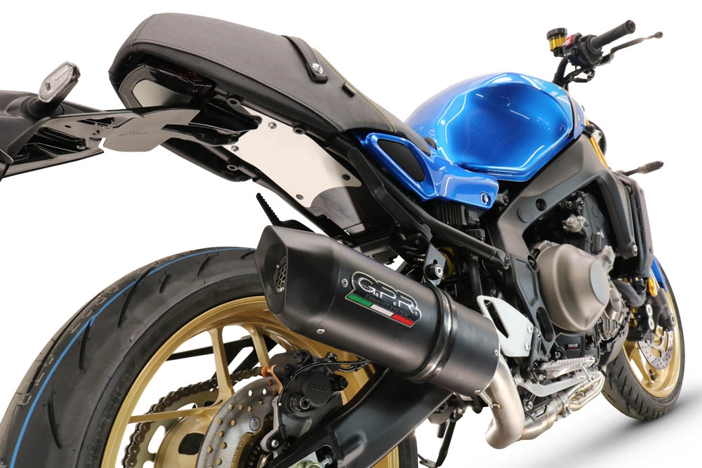 Escape compatível com Yamaha XSR900 2022-2024, Furore Evo4 Nero, Escape completo, não legal para países da UE, com db killer removível 