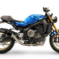 Escape compatível com Yamaha XSR900 2022-2024, M3 Black Titanium, Escape completo, não legal para países da UE, com db killer removível 