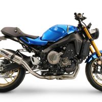 Escape compatível com Yamaha XSR900 2022-2024, M3 Inox , Escape completo, não legal para países da UE, com db killer removível 