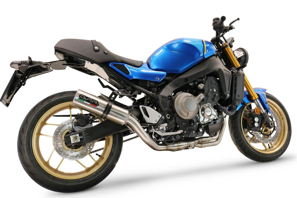 Escape compatível com Yamaha XSR900 2022-2024, M3 Inox , Escape completo, não legal para países da UE, com db killer removível 