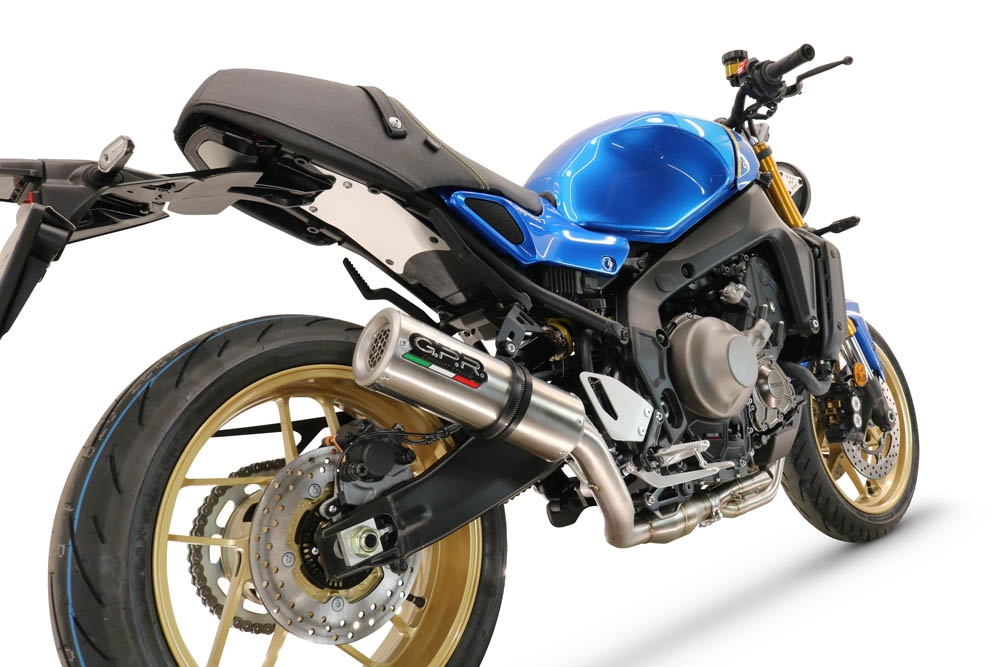 Escape compatível com Yamaha XSR900 2022-2024, M3 Inox , Escape completo, não legal para países da UE, com db killer removível 