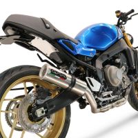 Escape compatível com Yamaha XSR900 2022-2024, M3 Inox , Escape completo, não legal para países da UE, com db killer removível 