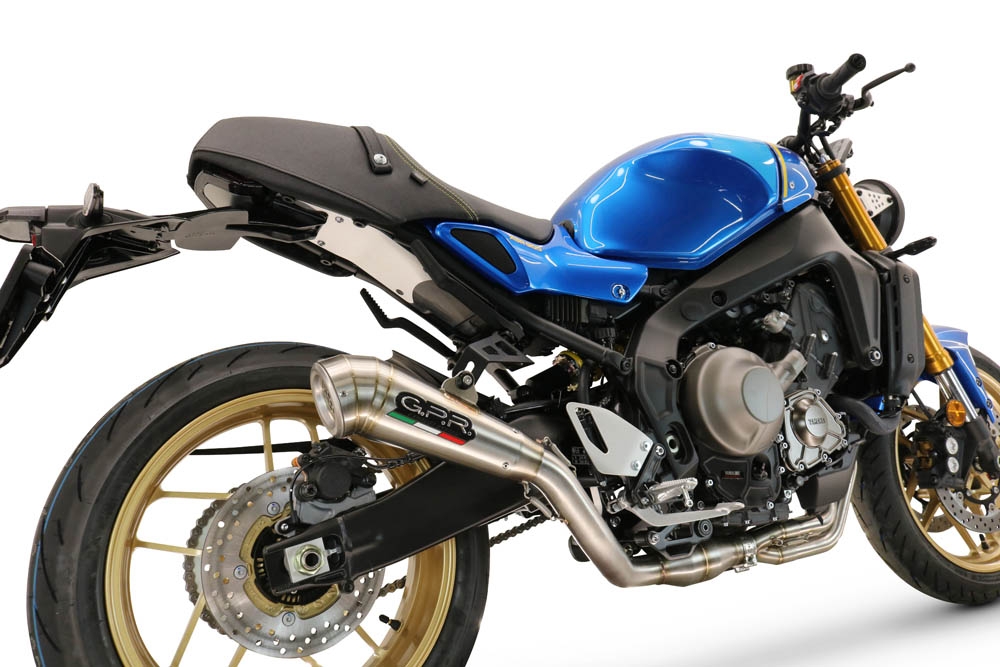 Escape compatível com Yamaha XSR900 2022-2024, Powercone Evo, Escape completo, não legal para países da UE, com db killer removível 