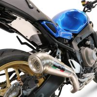 Escape compatível com Yamaha XSR900 2022-2024, Powercone Evo, Escape completo, não legal para países da UE, com db killer removível 