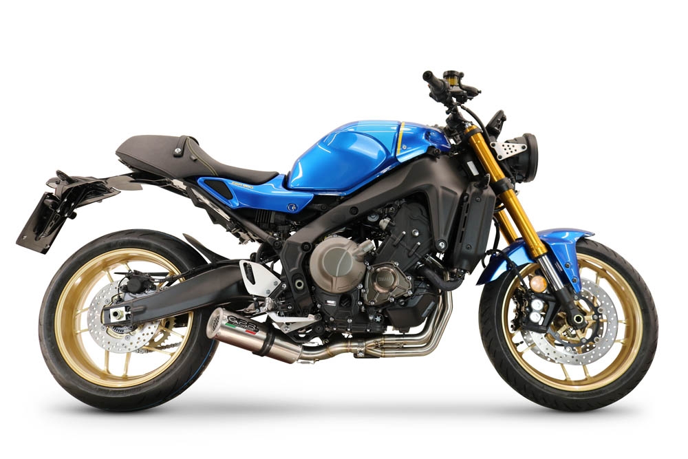 Escape compatível com Yamaha XSR900 2016-2021, M3 Inox , Escape completo, não legal para países da UE, com db killer removível 