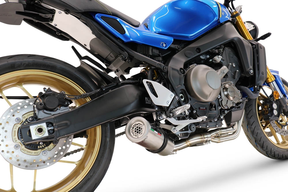 Escape compatível com Yamaha XSR900 2016-2021, M3 Inox , Escape completo, não legal para países da UE, com db killer removível 