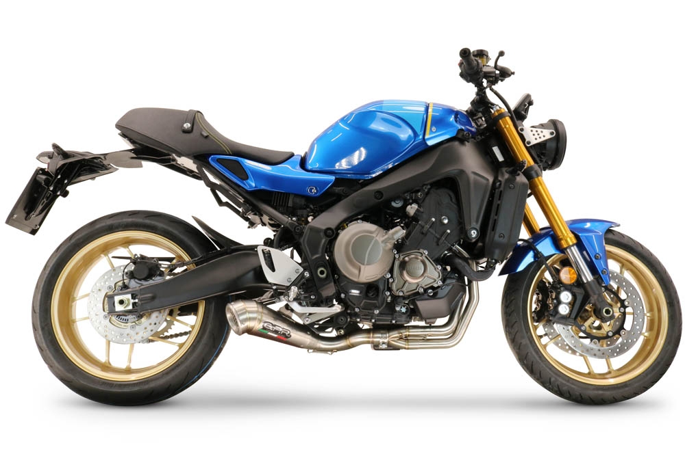 Escape compatível com Yamaha XSR900 2022-2024, Powercone Evo, Escape completo, não legal para países da UE, com db killer removível 