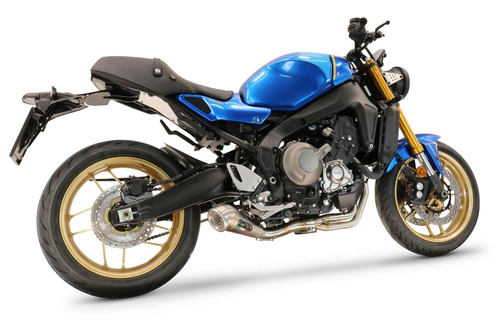 Escape compatível com Yamaha XSR900 2022-2024, Powercone Evo, Escape completo, não legal para países da UE, com db killer removível 