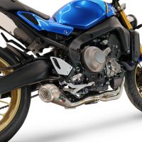 Escape compatível com Yamaha XSR900 2022-2024, Powercone Evo, Escape completo, não legal para países da UE, com db killer removível 