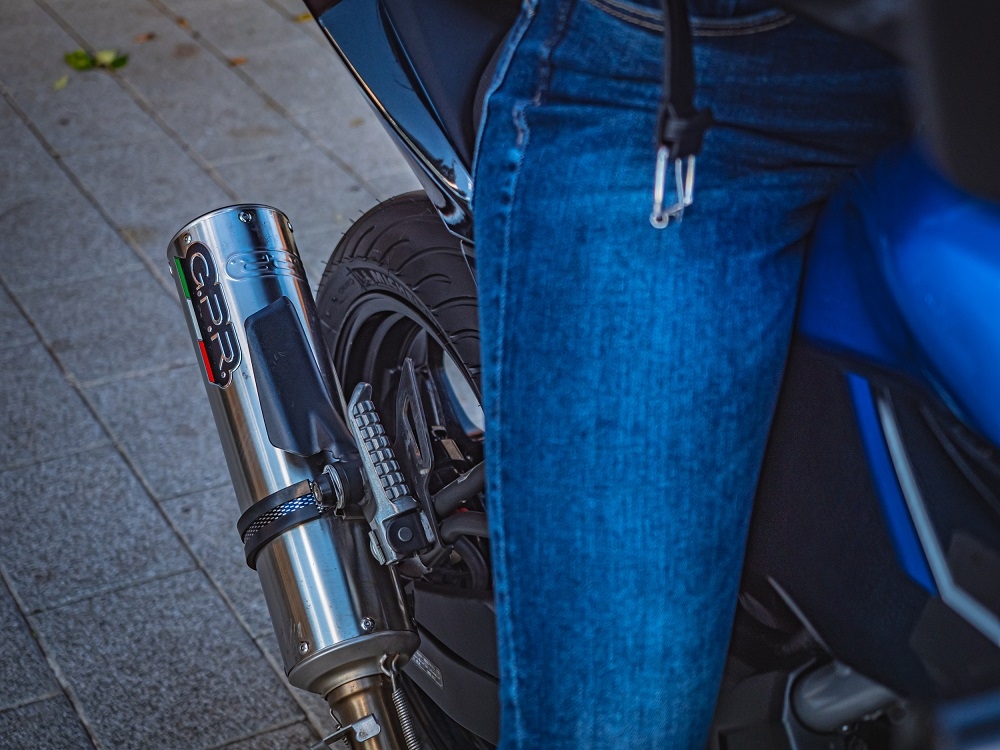 Escape compatível com Kawasaki Z 125 2019-2020, M3 Inox , Sistema racing Silencioso com tubo de ligação 