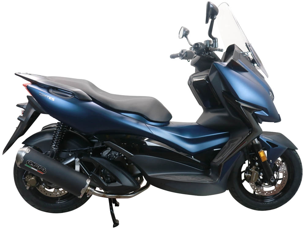 Escape compatível com Zontes M 310 2021-2024, Evo4 Road, Escape completo, não legal para países da UE, com db killer removível 