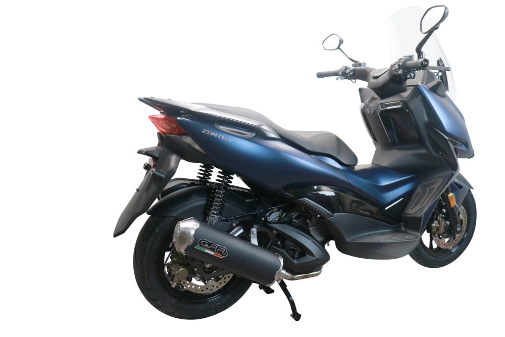 Escape compatível com Zontes M 310 2021-2024, Evo4 Road, Escape completo, não legal para países da UE, com db killer removível 