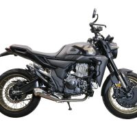 Escape compatível com Zontes 350 T1 ADV 2022-2024, Powercone Evo, Escape completo, não legal para países da UE, com db killer removível 