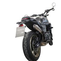 Escape compatível com Zontes 350 GK 2022-2024, Ultracone, Escape legal, homologado, silenciador com db killer removível e tubo de ligação específico 