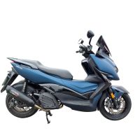 Escape compatível com Zontes M 125 2022-2024, Pentaroad Black, Escape completo, não legal para países da UE, com db killer removível 