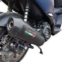 Escape compatível com Zontes M 125 2022-2024, Pentaroad Black, Escape completo, não legal para países da UE, com db killer removível 