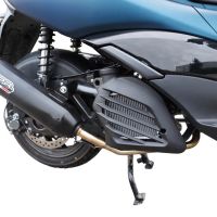 Escape compatível com Zontes M 125 2022-2024, Pentaroad Black, Escape completo, não legal para países da UE, com db killer removível 