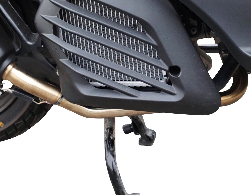 Escape compatível com Zontes M 125 2022-2024, Pentaroad Black, Escape completo, não legal para países da UE, com db killer removível 