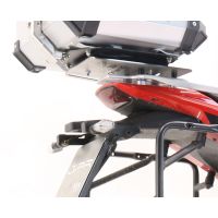 GPR TECH compatível com Moto Morini X-CAPE 650 2021/2024 e5 Placa de encaixe específica en titânio Top Case ALPITECH 35/55 LT compatível com bagageiro original, titânio com 4 pontos de ancoragem