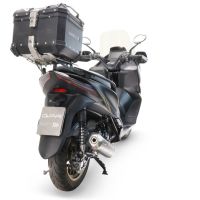 Top case maletas GPR TECH compatível com Zontes E 350 2023/2024 Top Case Alpi-Tech em alumínio, com porta-bagagens específico em alumínio cor preto com placa específica incluída Capacidade Litros 35