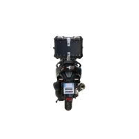 Top case maletas GPR TECH compatível com Sym ADX 300 2024/2026 e5 Plus Top Case Alpi-Tech em alumínio, cor preta com placa específica incluída Capacidade Litros 35