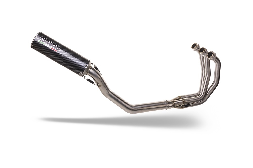 Escape compatível com Yamaha Mt-09 Tracer 900 2017-2020, M3 Poppy , Escape completo, não legal para países da UE, com db killer removível 
