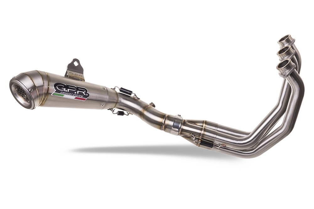 Escape compatível com Triumph Trident 660 2021-2024, Powercone Evo, Escape completo, não legal para países da UE, com db killer removível 