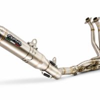 GPR escape compatível com Suzuki Gsx-S 1000 GT 2017-2020, Deeptone Inox, Escape completo, não legal para países da UE, com db killer removível 