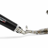 GPR escape compatível com Honda Cb 650 F 2017-2018, Furore Evo4 Nero, Escape completo, não legal para países da UE, com db killer removível 