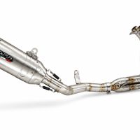 GPR escape compatível com Honda Cb 650 F 2019-2022, Furore-X Inox, Escape completo, não legal para países da UE, com db killer removível 