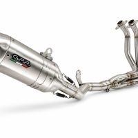 GPR escape compatível com Honda Cb 650 F 2017-2018, Furore-X Inox, Escape completo, não legal para países da UE, com db killer removível 