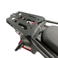 GPR TECH compatível com Voge 525DSX 2025/2026 e5 Placa de encaixe específica Top Case ALPITECH 35+45+55 LT compatível com bagageiro original, aço inox com 4 pontos de ancoragem