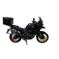 Top case maletas GPR TECH compatível com Voge 525DSX 2023/2024 e5 Top Case Alpi-Tech em alumínio, cor preta com placa específica incluída Capacidade Litros 55