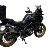 Top case maletas GPR TECH compatível com Voge 525DSX 2023/2025 e5 Top Case Alpi-Tech em alumínio, cor preta com placa específica incluída Capacidade Litros 35