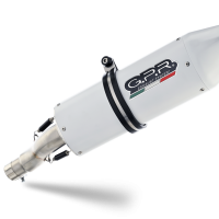 Escape compatível com Honda Crf 250 R 2006-2009, Albus Ceramic, Par de silenciosos de escape homologadas, com db killer removível e tubos de ligação específicos 