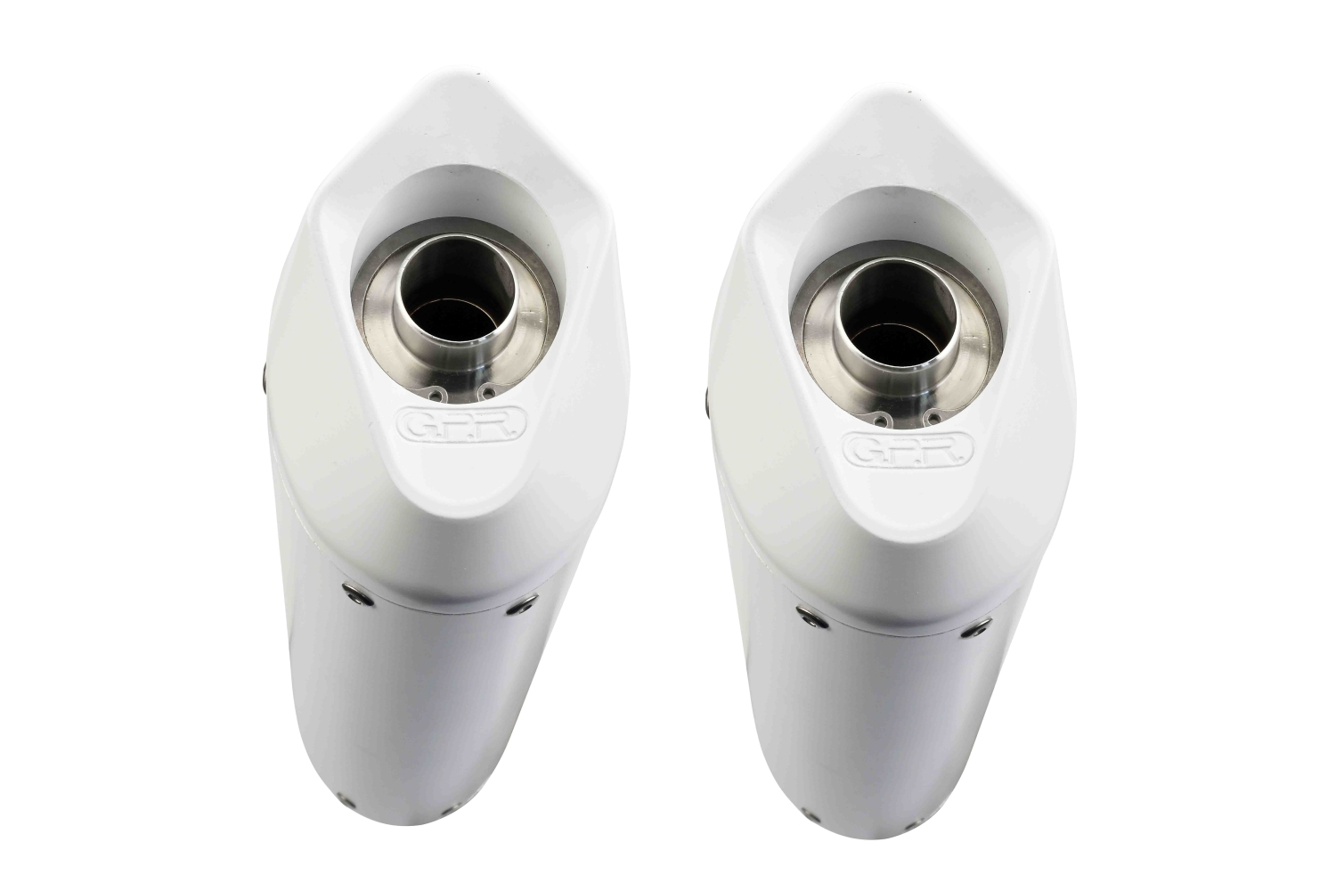 Escape compatível com Kawasaki Zzr 1400 2023-2024, Albus Ceramic, Par de silenciosos de escape homologadas, com db killer removível e tubos de ligação específicos 