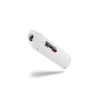 GPR escape compatível com Moto Morini X-CAPE 650 2021-2024, Albus Ceramic, Sistema homologado con coletor semi-completo, incluindo db killer removível e tubo de ligação 