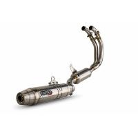GPR escape compatível com Aprilia RS 660 2021-2024, Deeptone Inox, Escape completo, não legal para países da UE, com db killer removível 