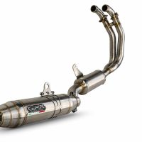 GPR escape compatível com Aprilia TUONO 660 2021-2024, Deeptone Inox, Escape completo, não legal para países da UE, com db killer removível 