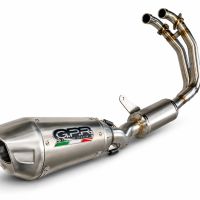 GPR escape compatível com Aprilia TUONO 660 2021-2024, GP-Revo Titanium, Escape completo, não legal para países da UE, com db killer removível 