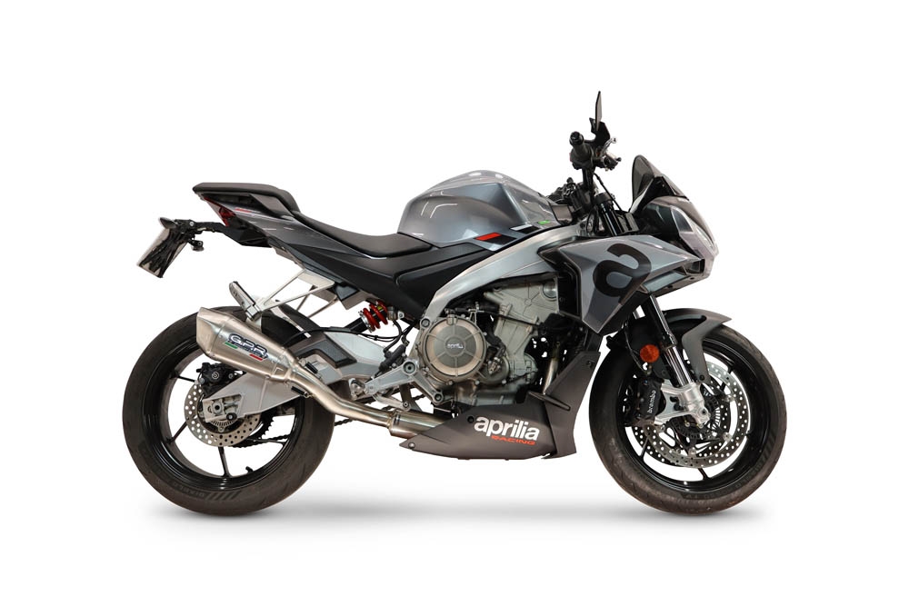 GPR escape compatível com Aprilia RS 660 2021-2024, GP-Revo Titanium, Escape completo, não legal para países da UE, com db killer removível 