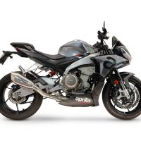 GPR escape compatível com Aprilia RS 660 2021-2024, GP-Revo Titanium, Escape completo, não legal para países da UE, com db killer removível 