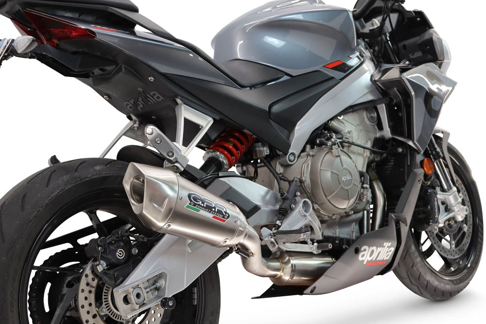 GPR escape compatível com Aprilia RS 660 2021-2024, GP-Revo Titanium, Escape completo, não legal para países da UE, com db killer removível 
