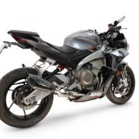 GPR escape compatível com Aprilia RS 660 2021-2024, GP-Revo Black Titanium, Escape racing linha completa, silencioso mais coletor com dbkiller, não homologado 