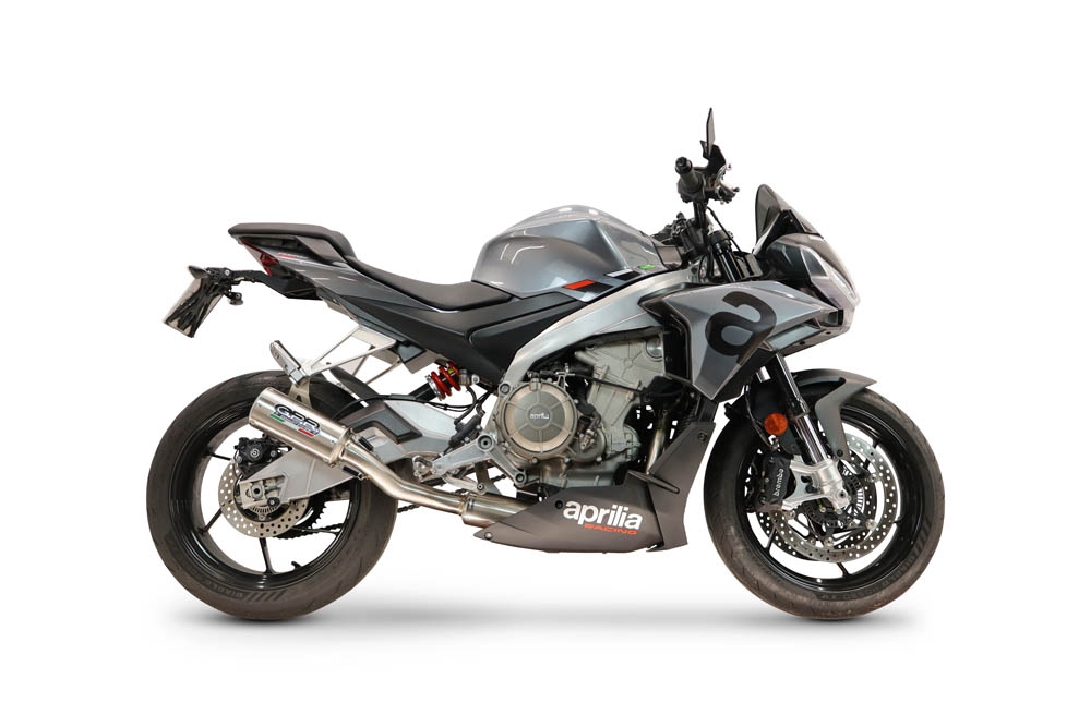 GPR escape compatível com Aprilia RS 660 2021-2024, M3 Inox , Escape completo, não legal para países da UE, com db killer removível 