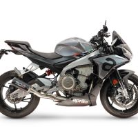GPR escape compatível com Aprilia RS 660 2021-2024, M3 Black Titanium, Escape completo, não legal para países da UE, com db killer removível 